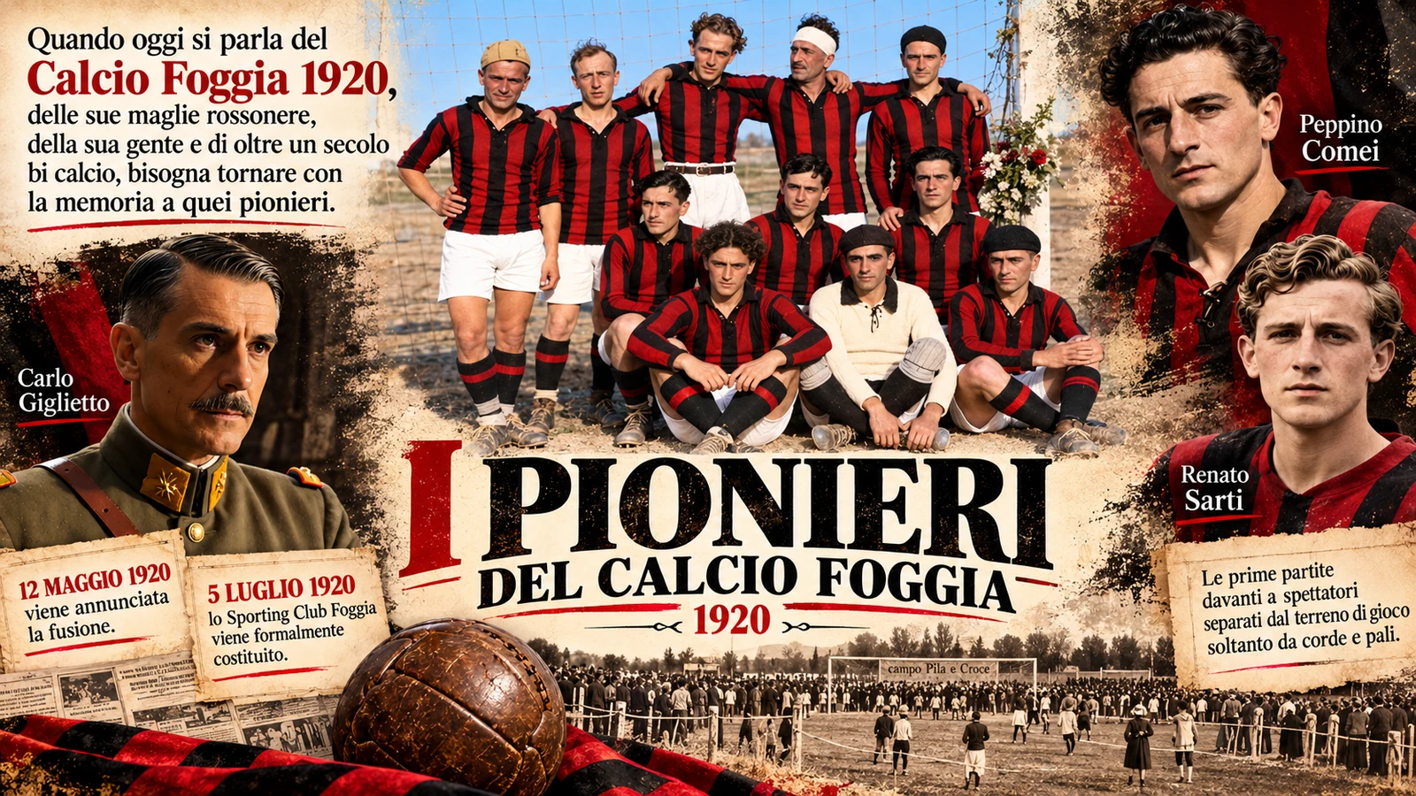 Copertina del documentario Sporting Club Foggia — Quando tutto ebbe inizio